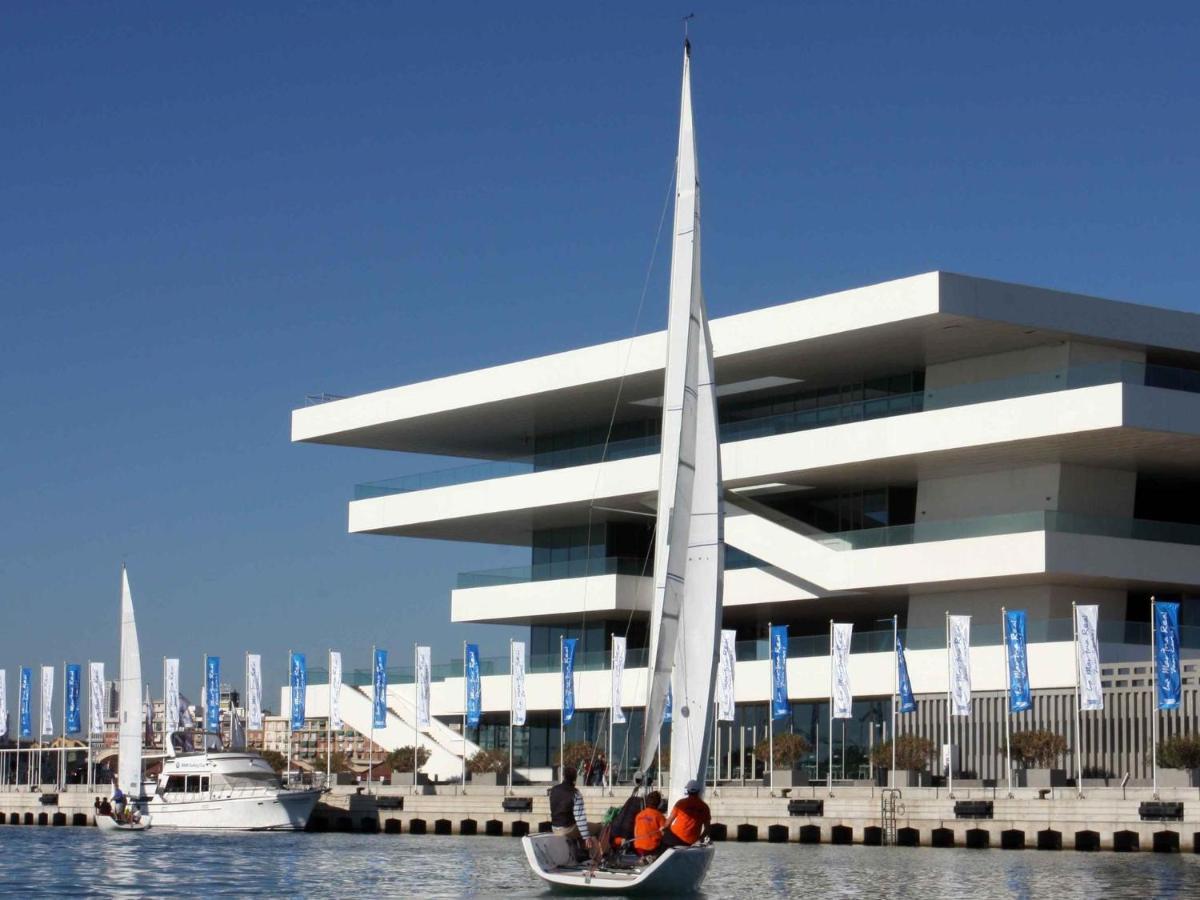 Apartamento Con Vistas A La Marina Real Valencia Exteriör bild