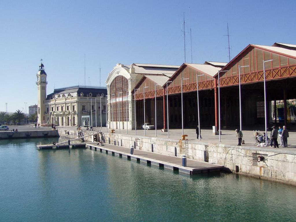 Apartamento Con Vistas A La Marina Real Valencia Exteriör bild